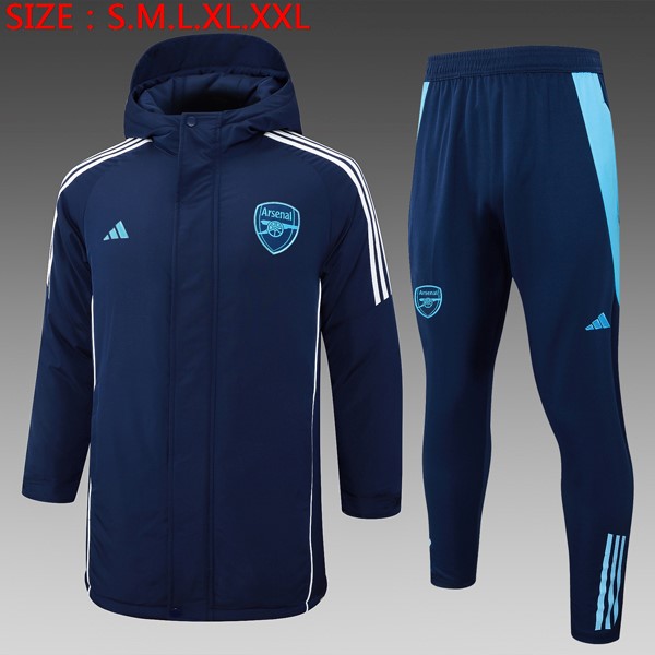 Abrigo Arsenal Conjunto Completo 2024/25 Azul